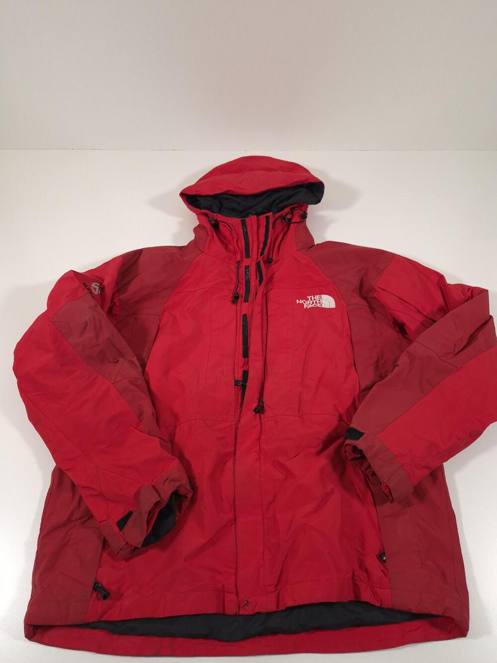 The North Face Jacket Mens L Red Summit Series Gore-Tex XCR Hooded Waterproof